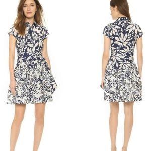 DV DIANE VON FURNSTENBERG Scarlet Floral Printed Shirtdress